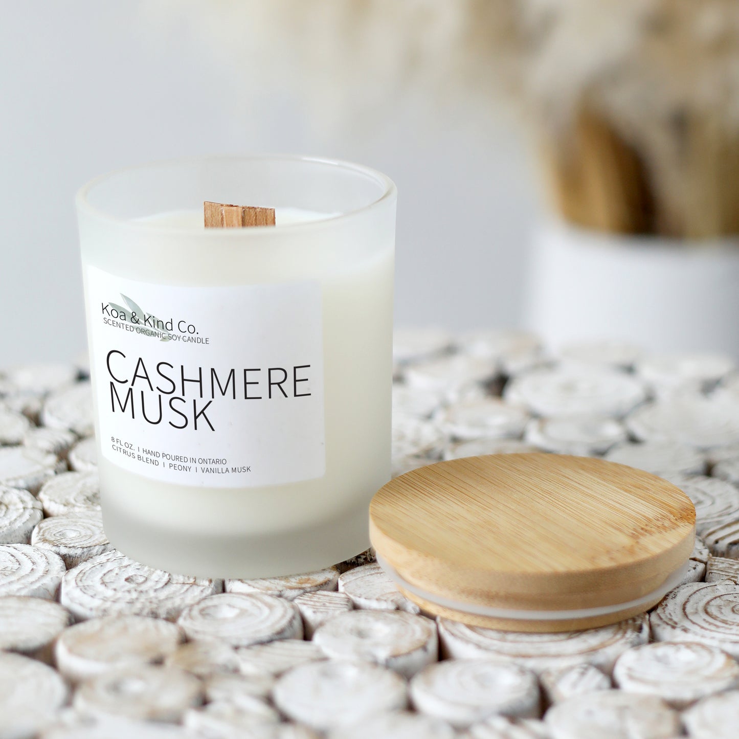 Cashmere Musk Scented Soy Candle