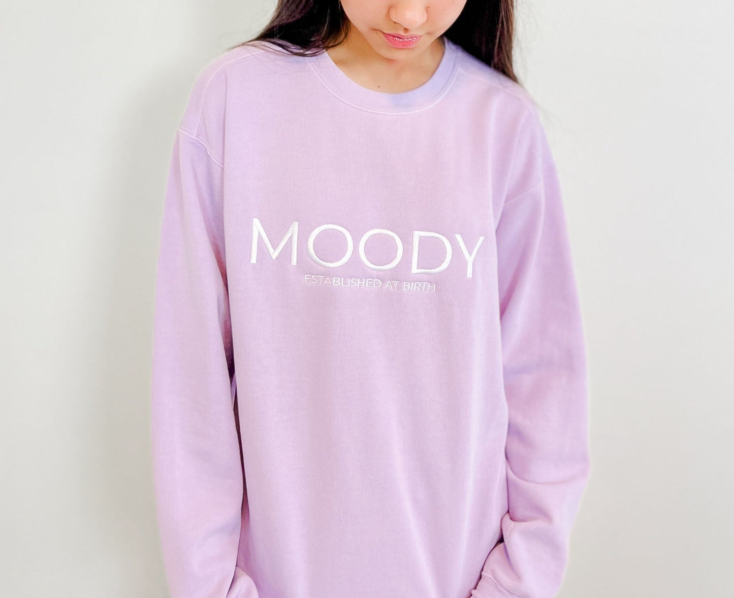 Moody Classic Fit Crewneck Sweatshirt