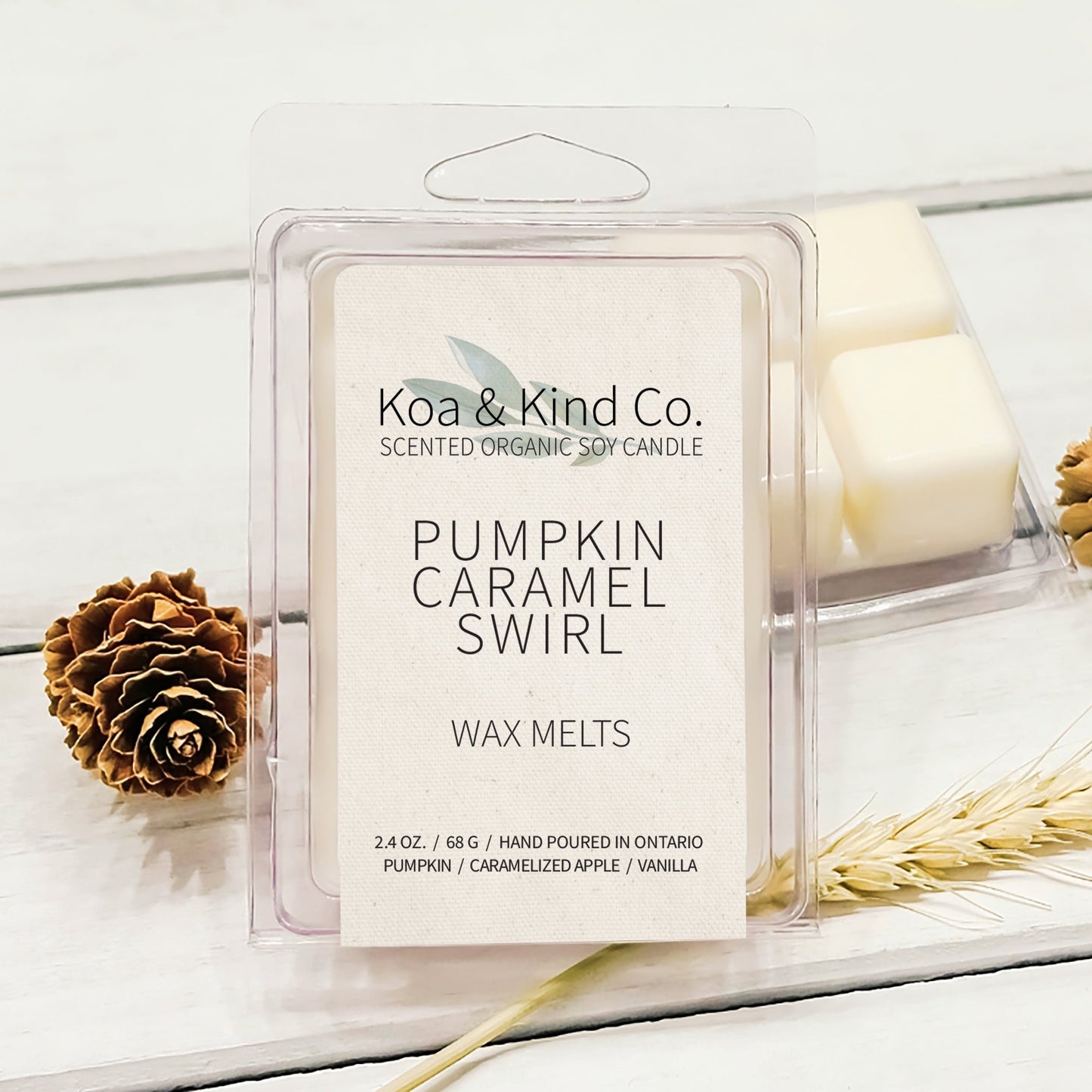 Pumpkin Caramel Swirl Wax Melt