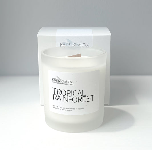 Tropical Rainforest Scented Soy Candle